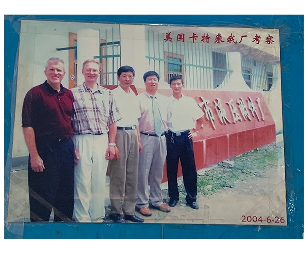 美國(guó)卡特來(lái)我廠考察